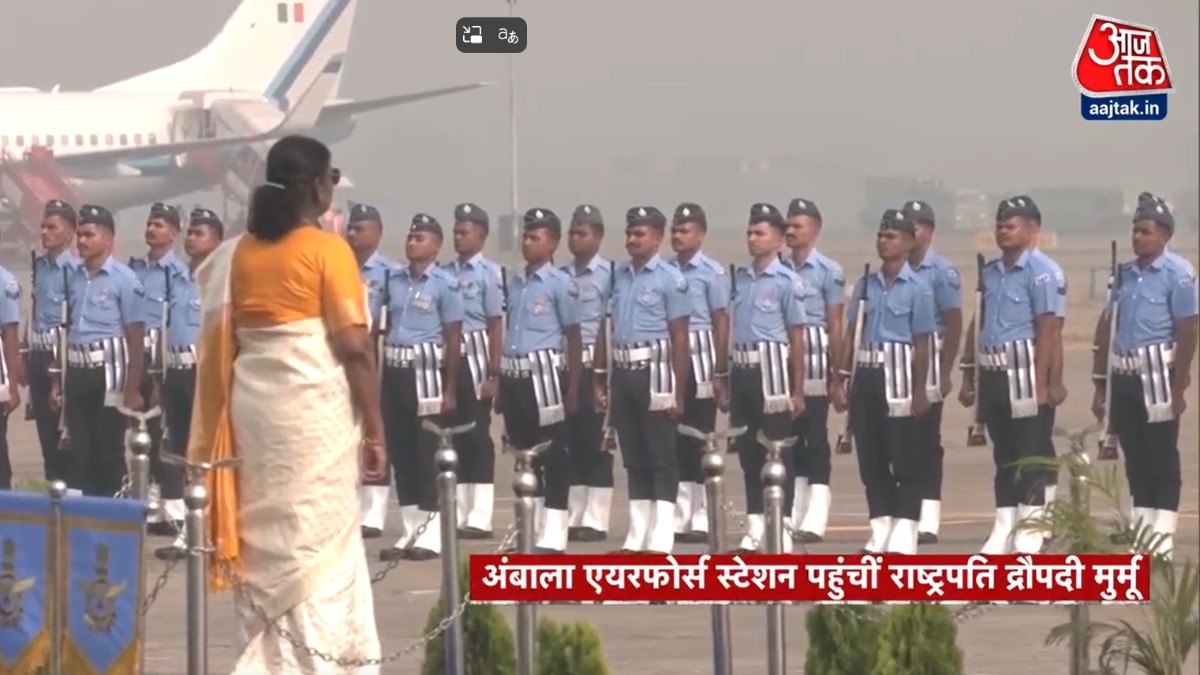 President Droupadi Murmu reach Ambala will fly Rafale fighter jet