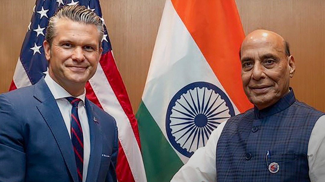Pete Hegseth and Rajnath Singh