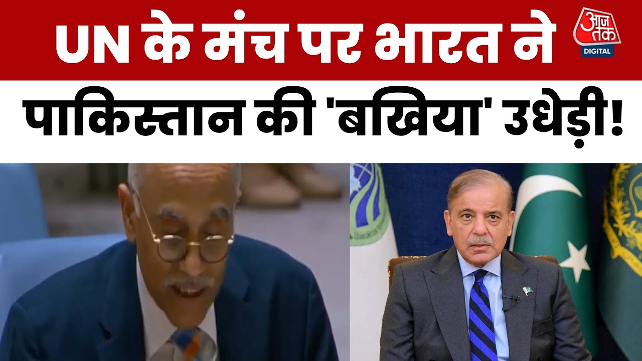 'जो देश अपने ही लोगों पर बमबारी करता है...',  UN में भारत ने पाकिस्तान को दिखाया आईना