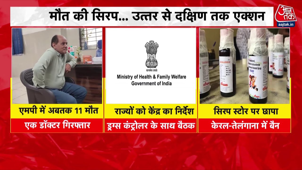 The havoc of death medicine in Madhya Pradesh, 11 children have lost their lives.