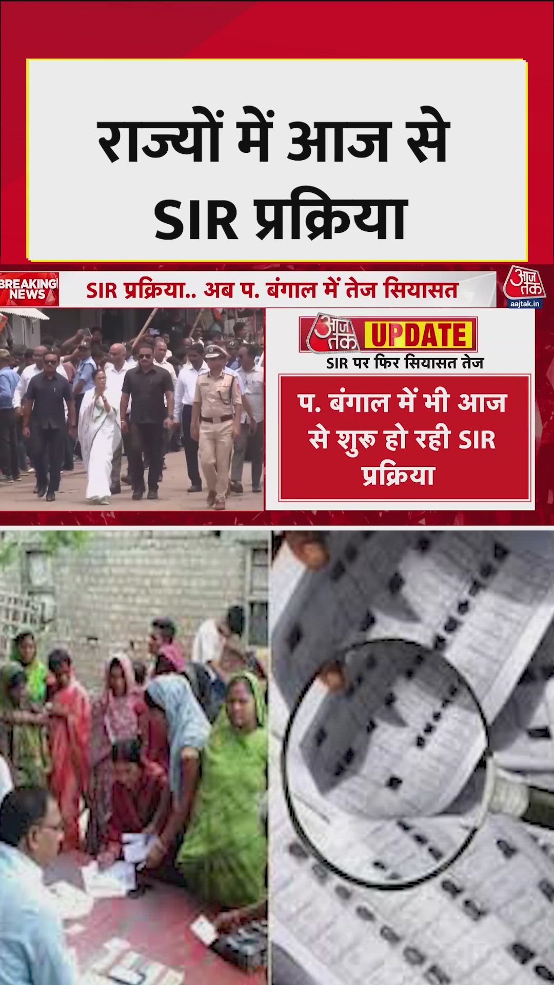 SIR के ख‍िलाफ ममता सरकार ने खोला मोर्चा, BJP ने उठाए सवाल