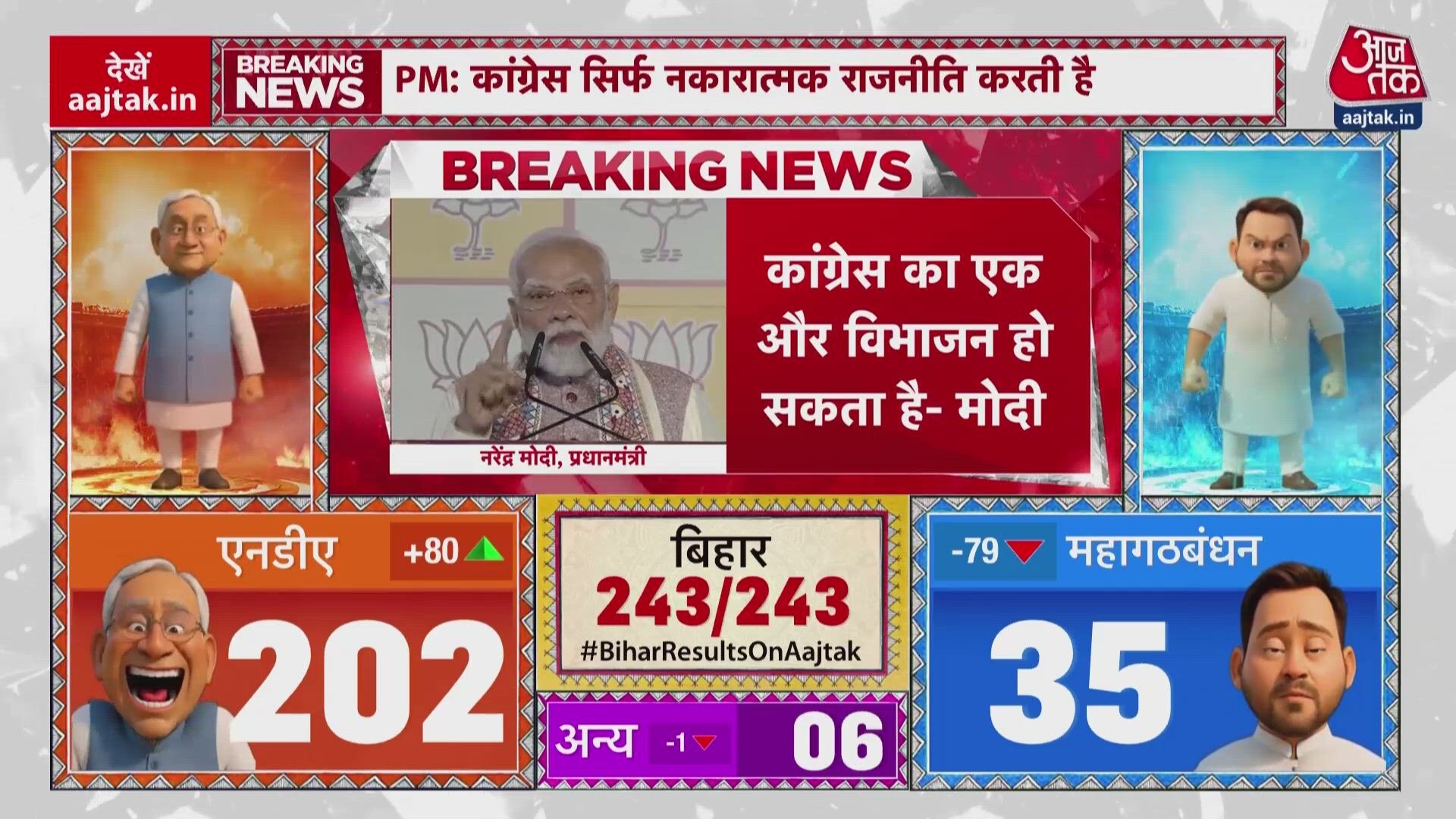 Prime minister Narendra Modi's address at BJP headquarters after election victory