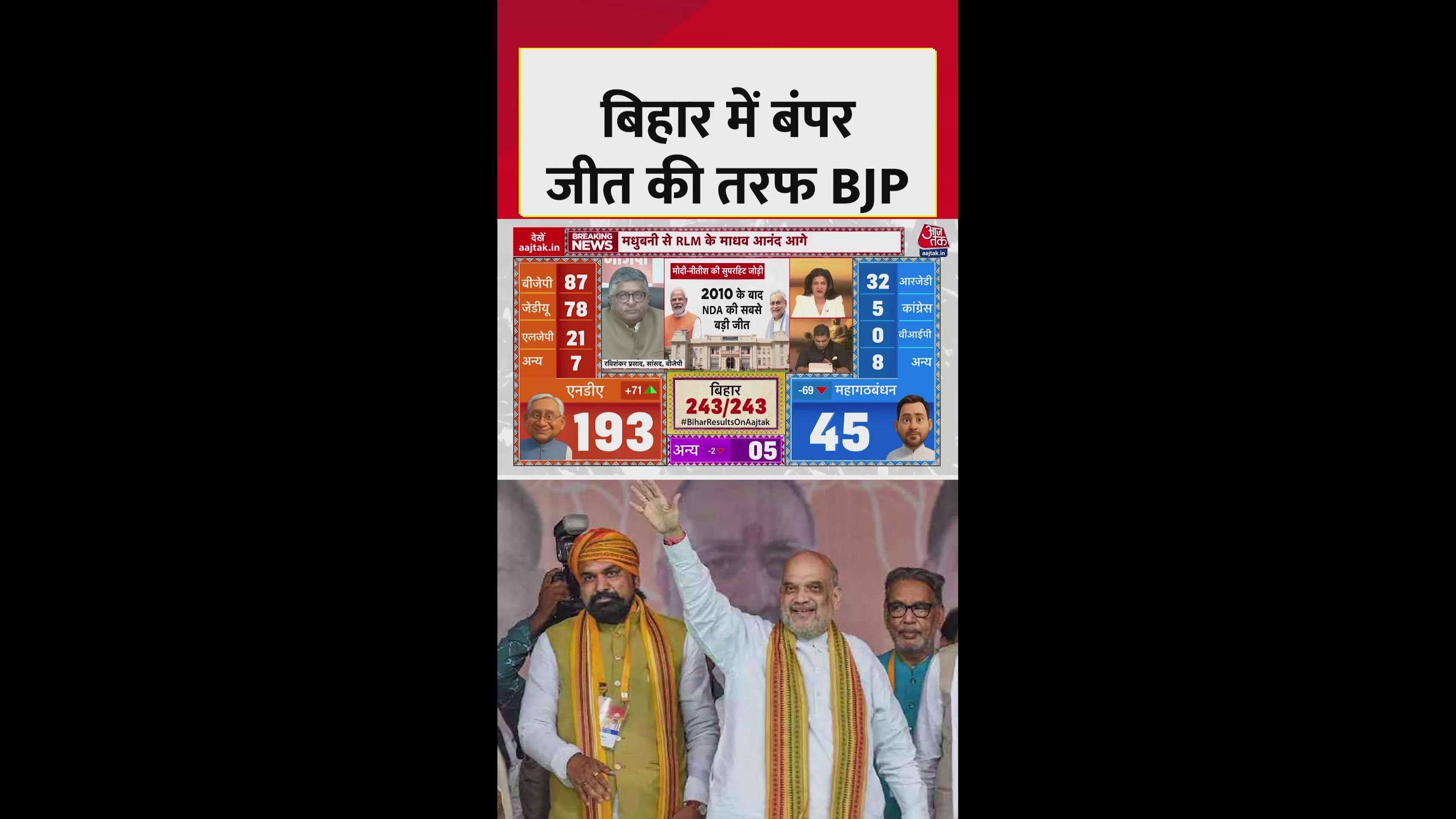 Ravi Shankar Prasad appreciates Bihar's hopeful election spirit