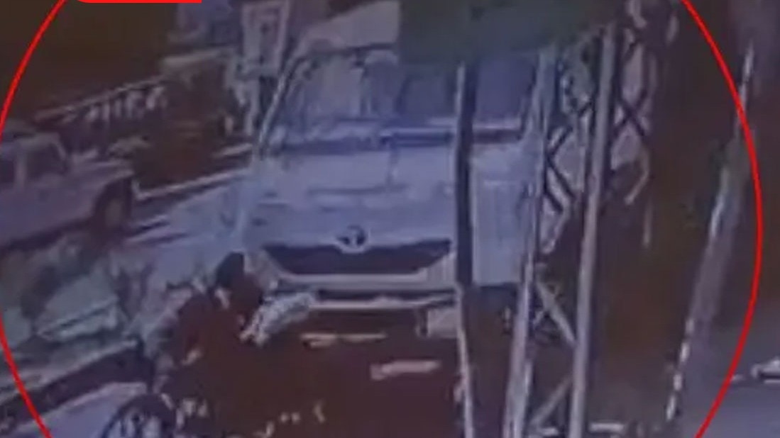  Jaipur Dumper accident CCTV footage