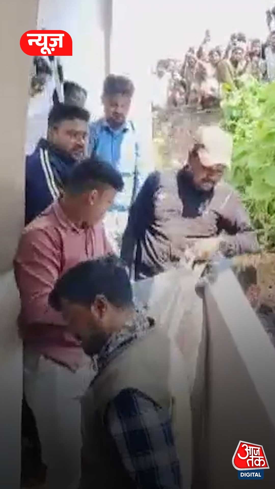 Nagpur Bhandewadi leopard rescue