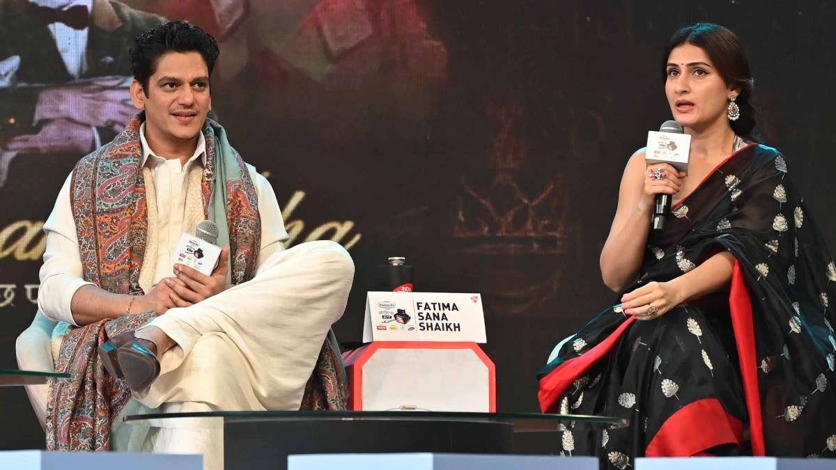 Vijay Varma and Fatima Sana Shaikh in Sahitya AajTak 2025