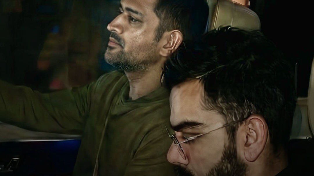 Dhoni and Kohli 