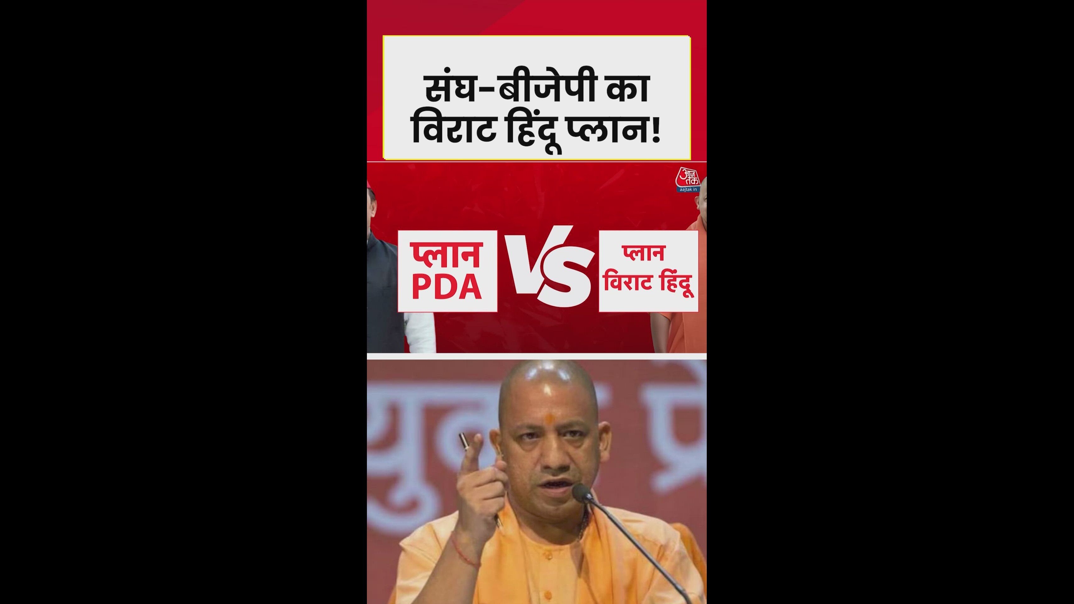 BJP and Sangh will jointly launch Virat Hindu plan to counter SP's PDF formula