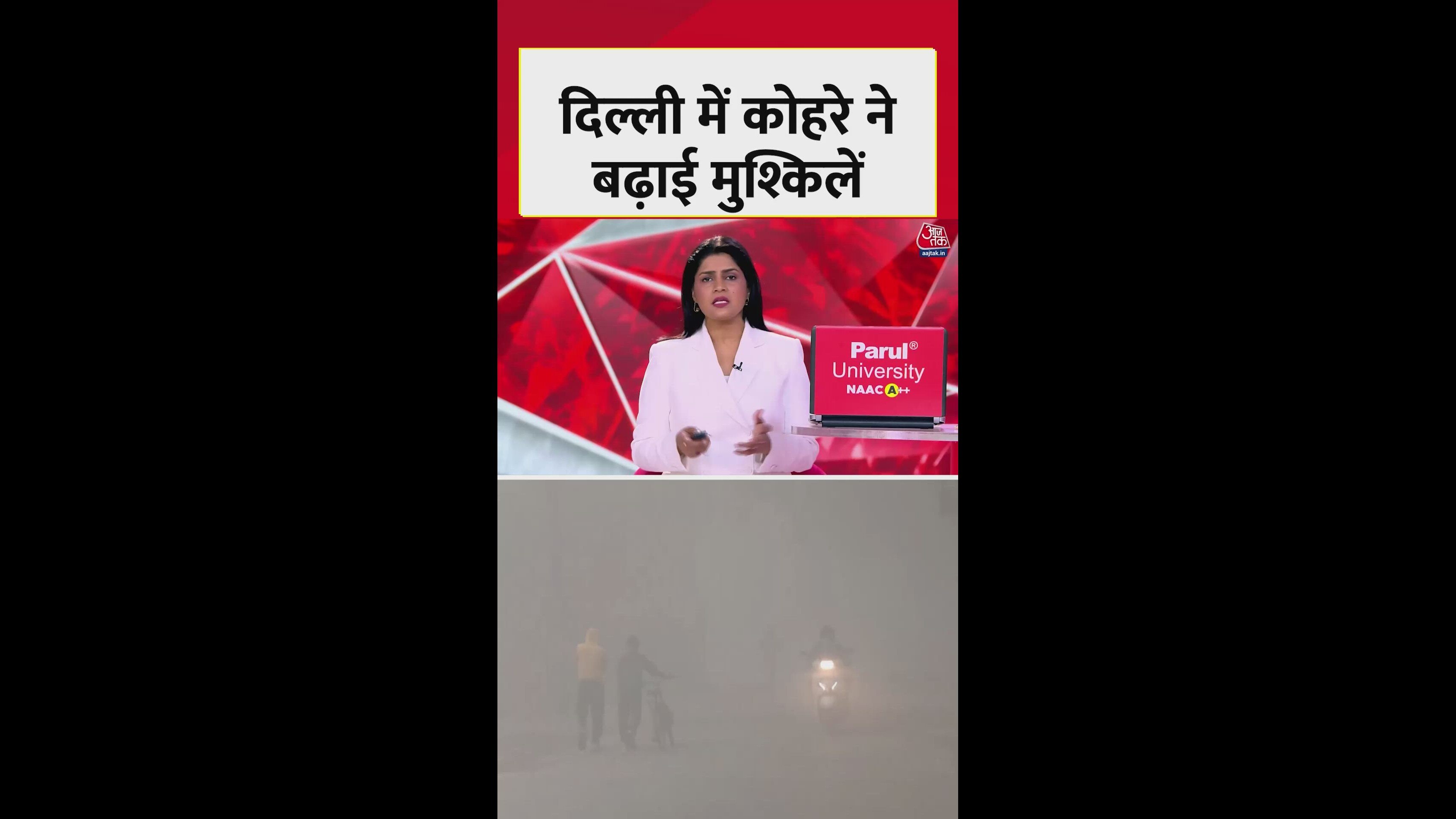 Heavy smog and pollution levels in NCR