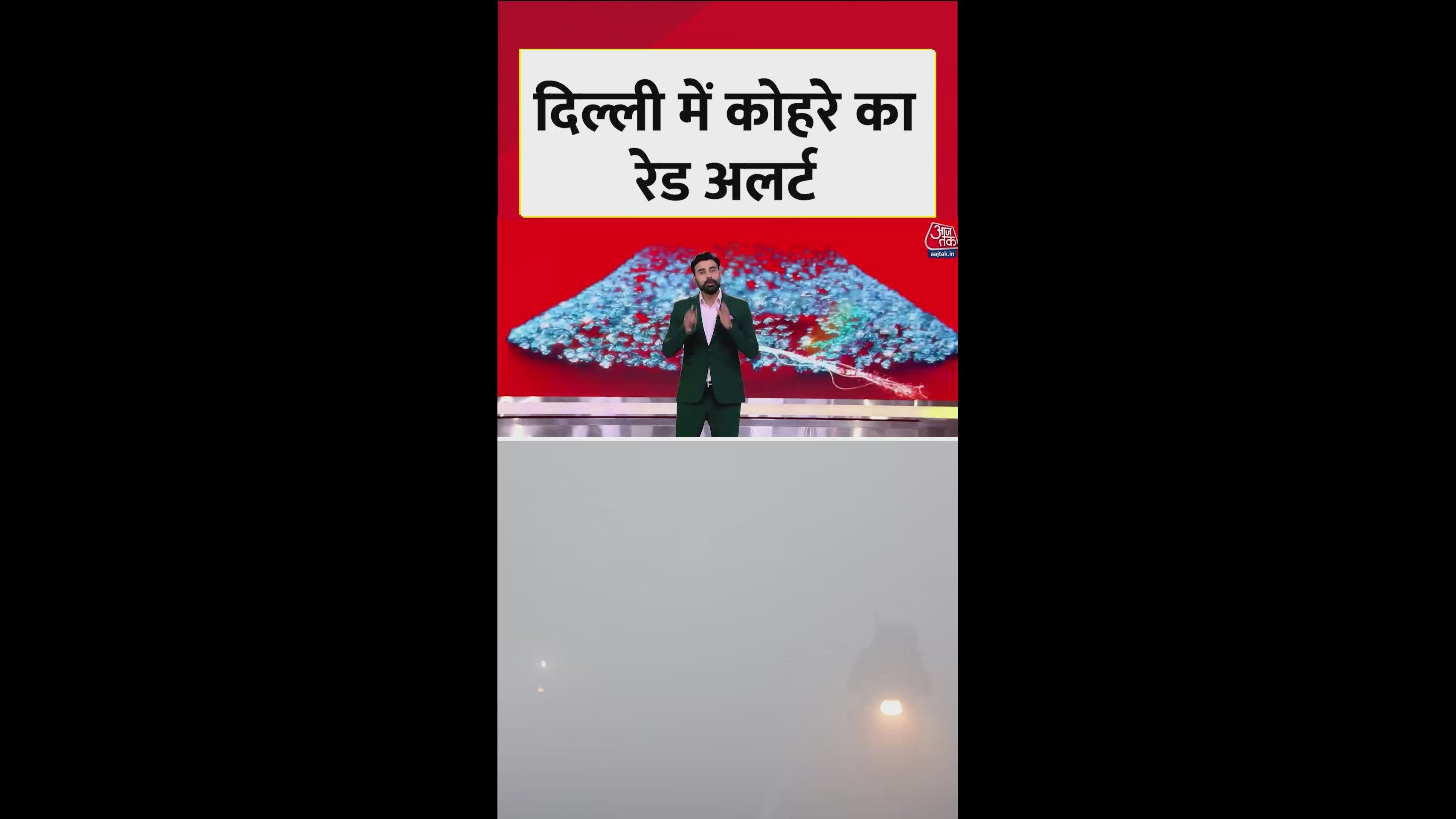 Fog causes red alert in Delhi