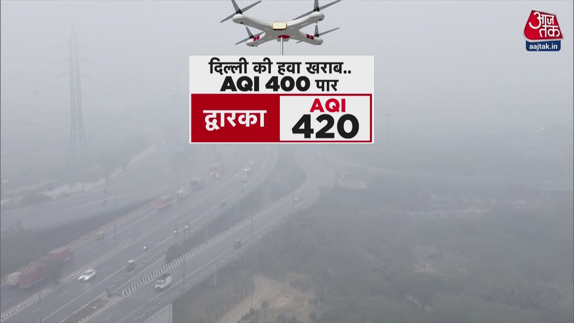 Heavy fog and biting cold in Delhi with orange alert issued