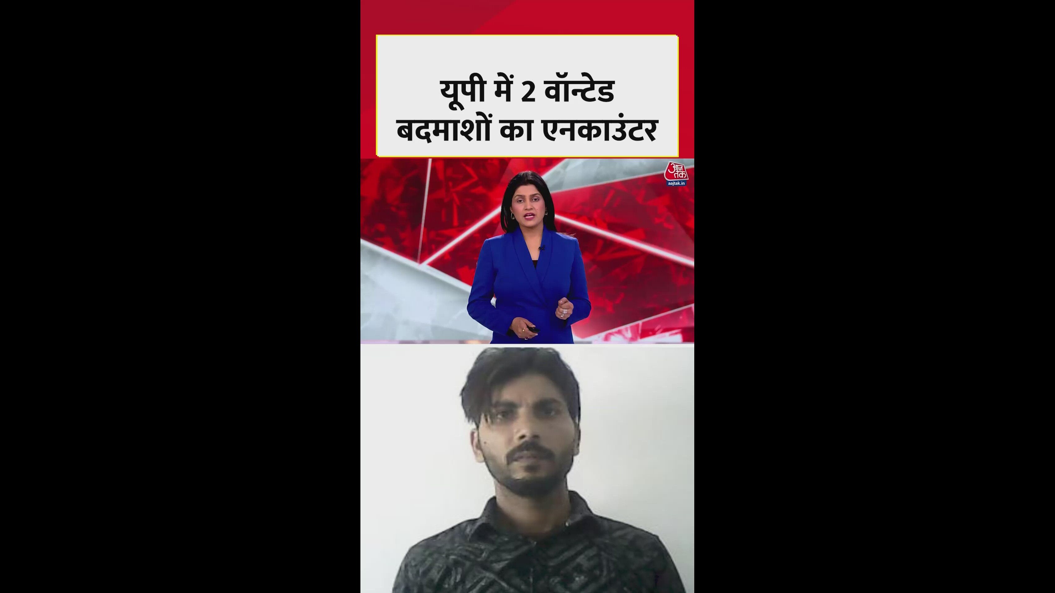 two gangsters killed in encounters in uttar pradesh