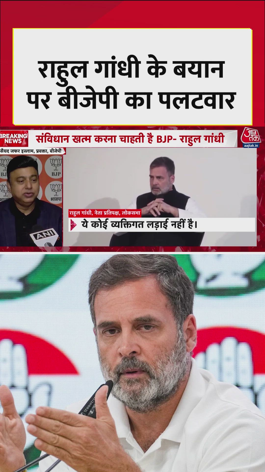 Rahul Gandhi remarks on party vision and leadership challenges