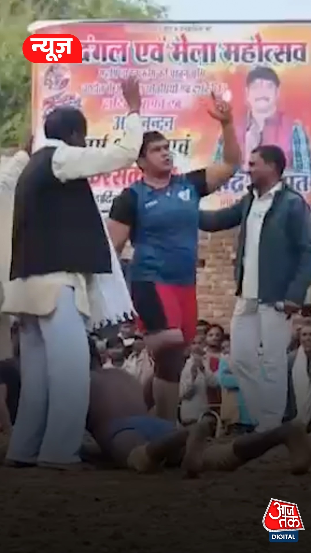 महिला पहलवान ने 15 सेकंड में पुरुष रेसलर को पटका