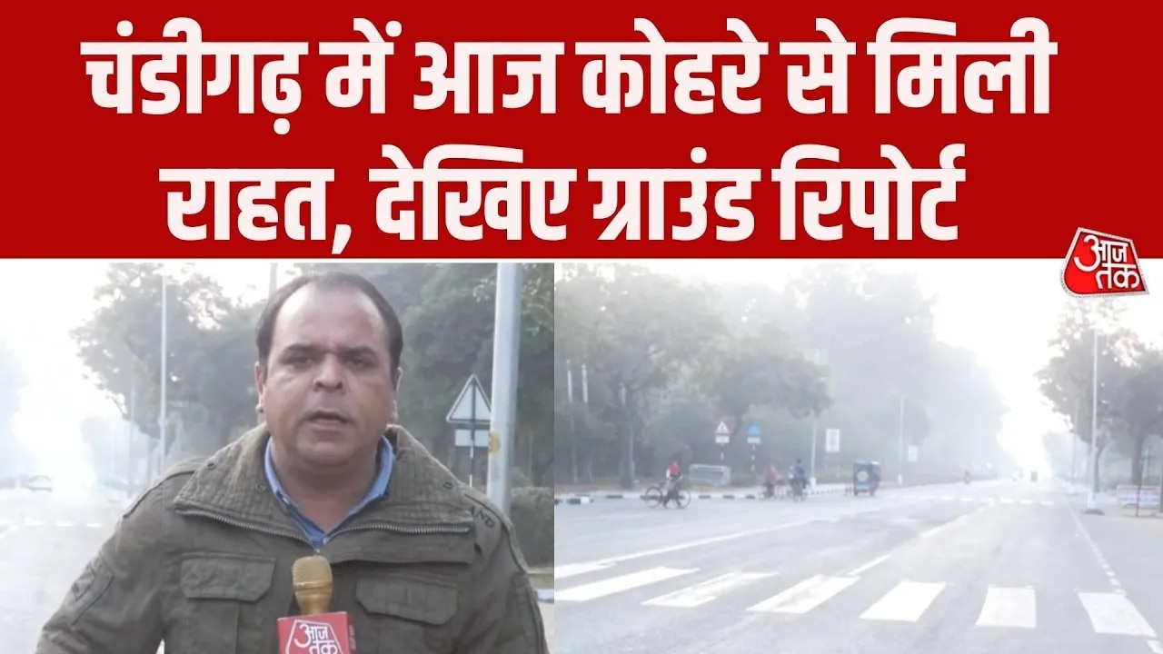 Chandigarh weather today fog relief cold wave persists