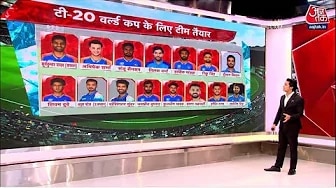 Indias team announced for t20 world cup 2026