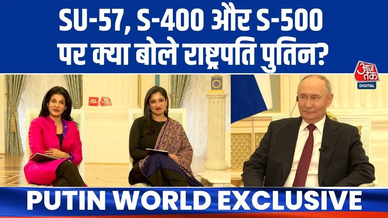 Global exclusive interview with Vladimir Putin on SU-57 S-400 and S-500