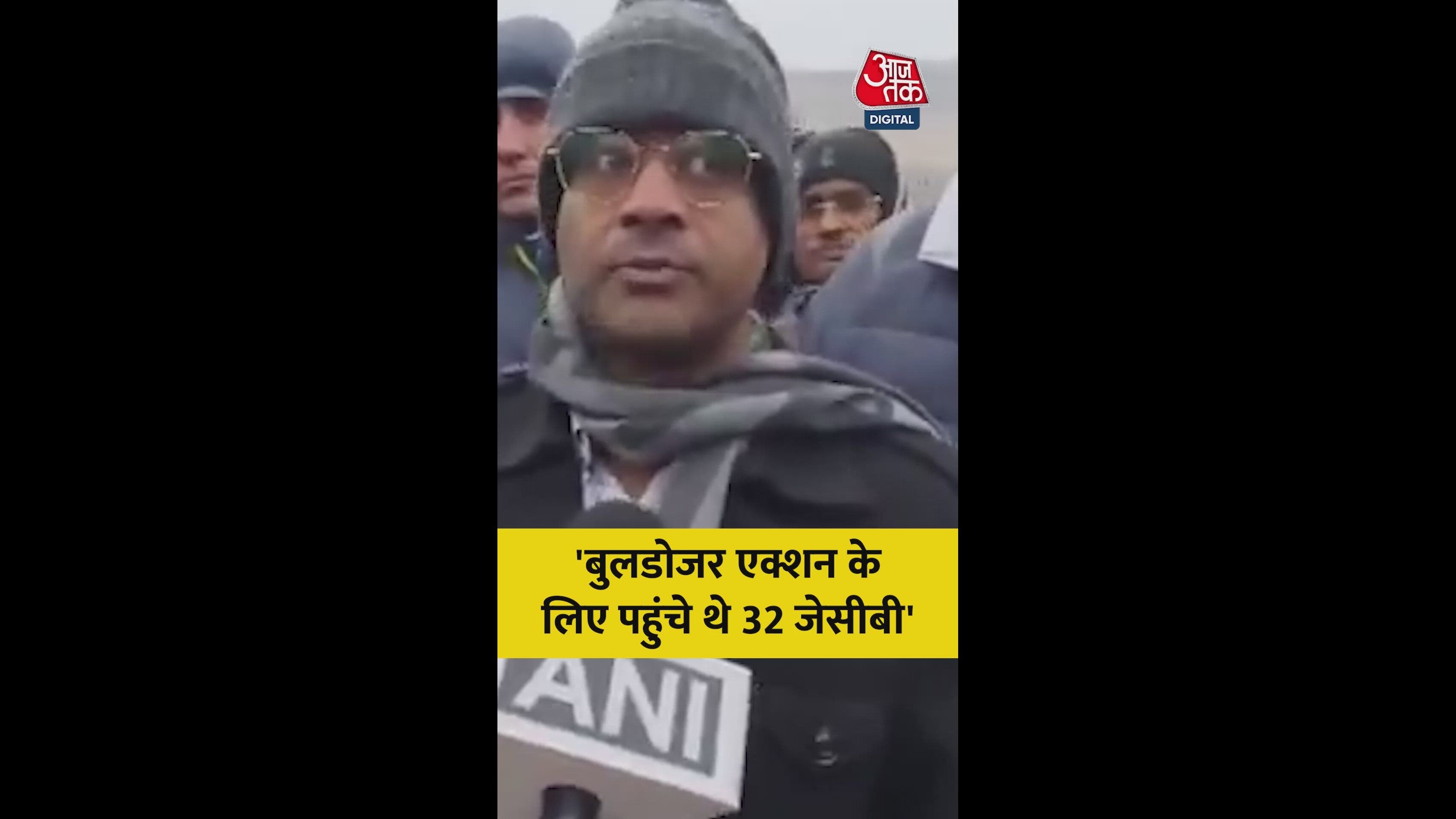 court order action on large structure carried out overnight