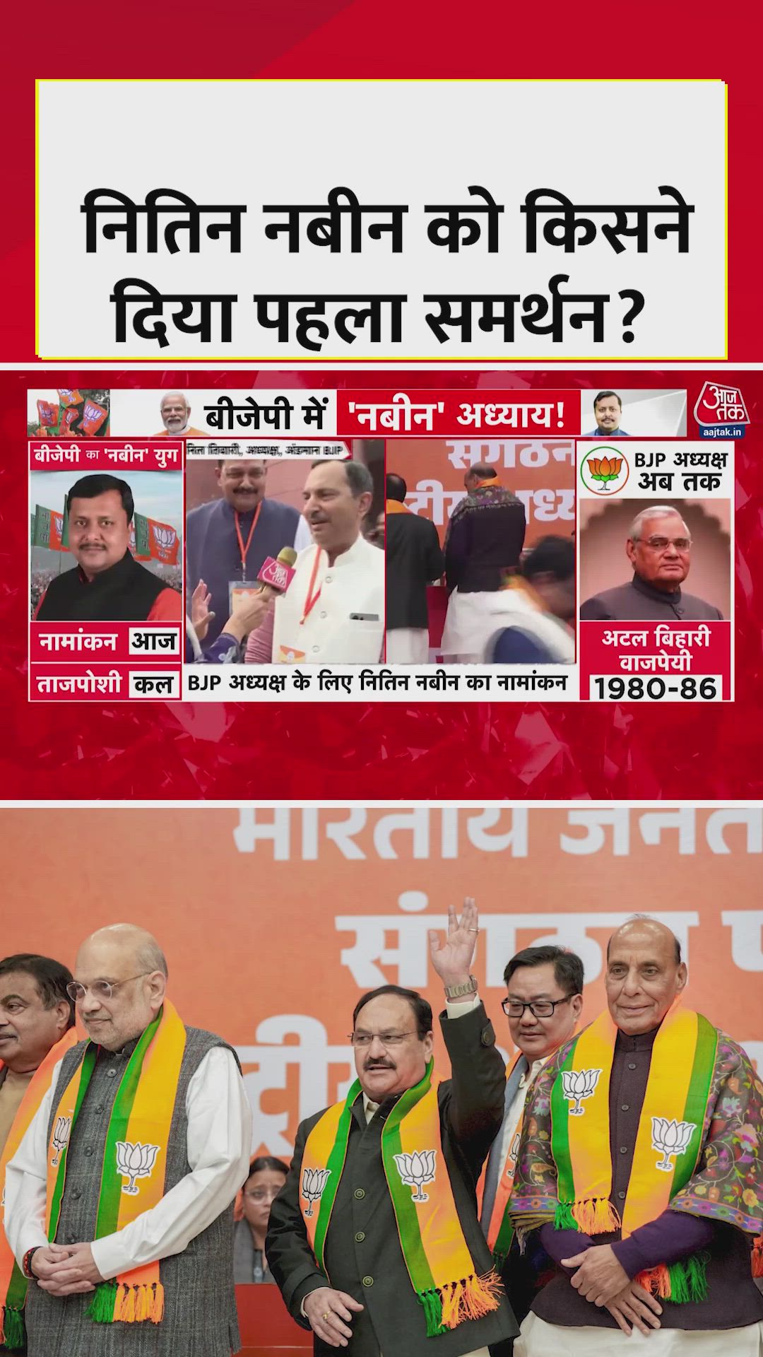 Anil Tiwari supports Nitin Navin as BJP national president