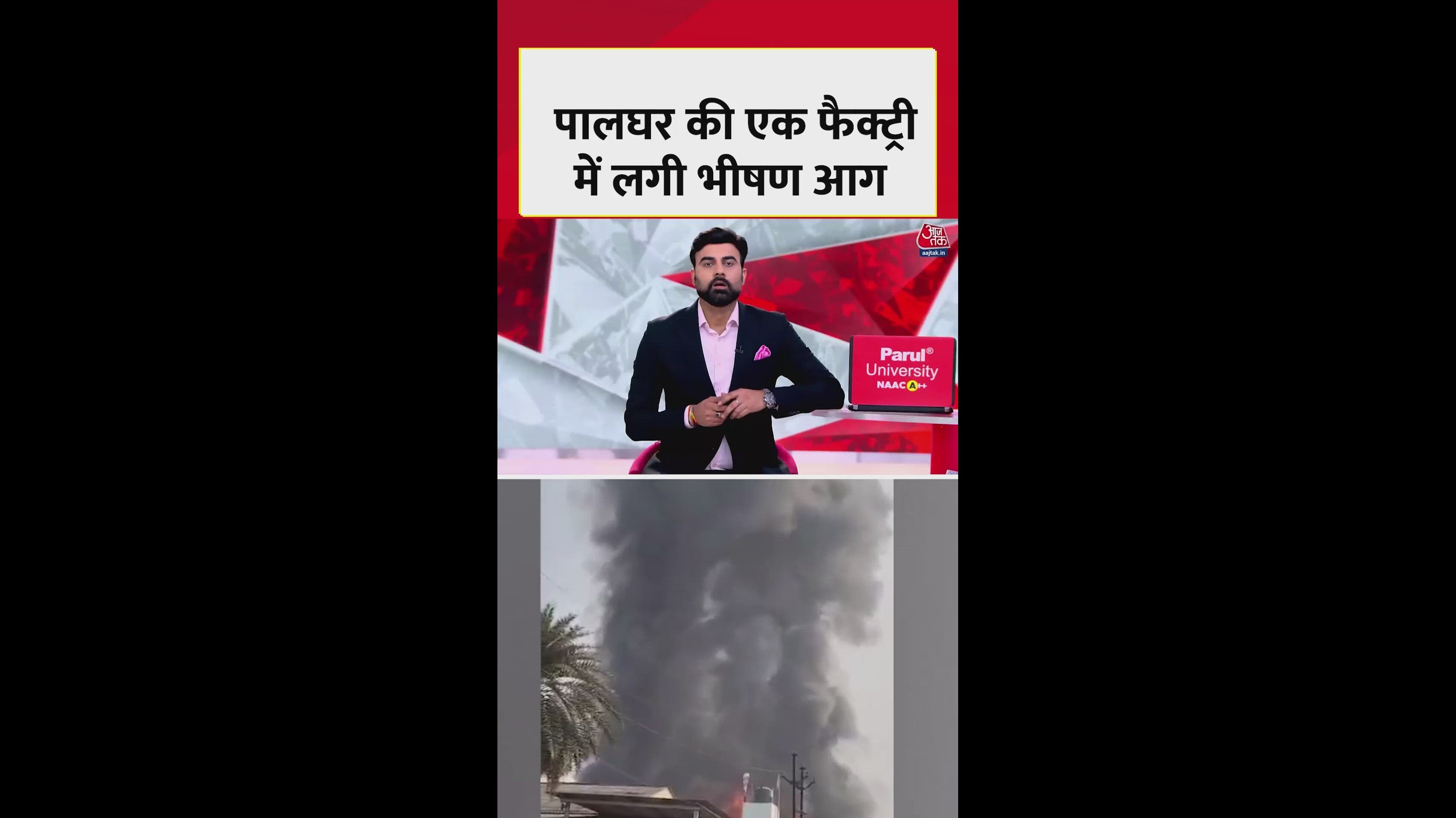 fire breaks out in factory at palghar industrial area maharashtra