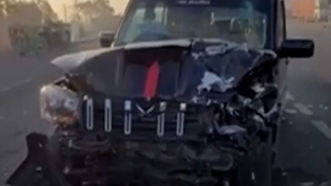 car accident on Rajkot-Morbi highway