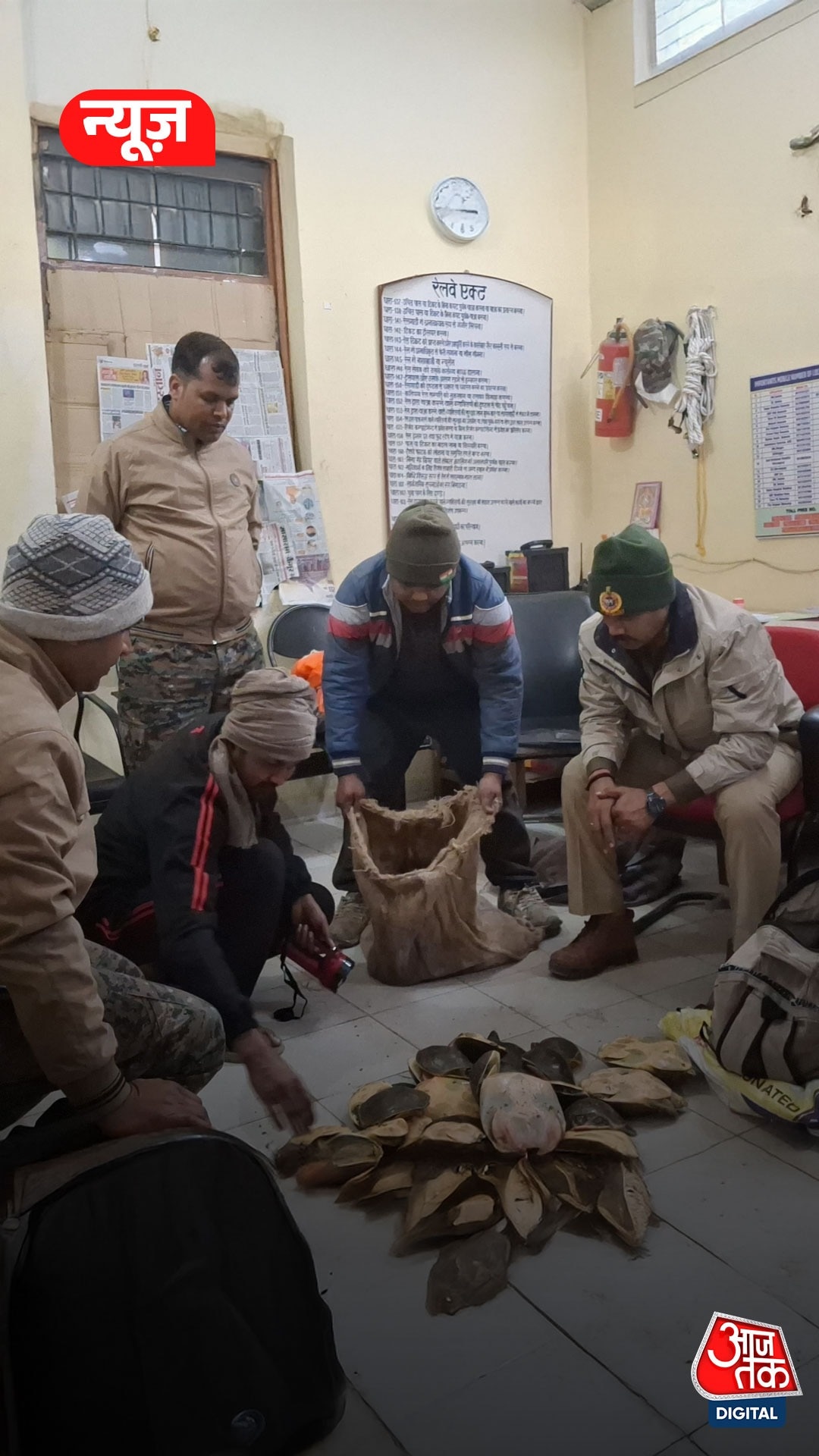 बिहार में कछुओं की तस्करी का भंडाफोड़ 