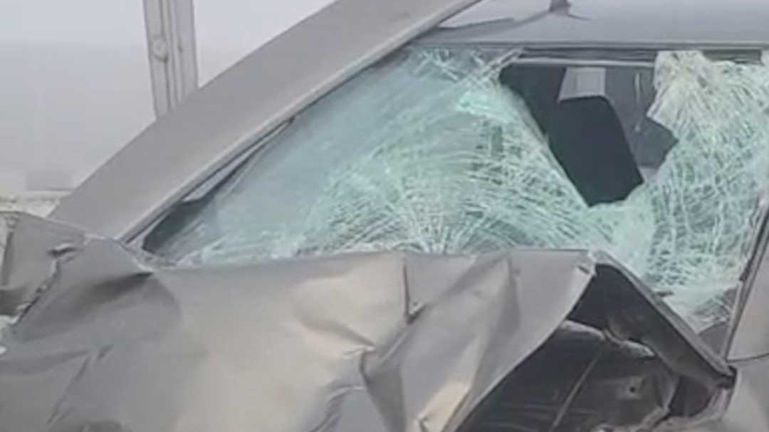 14 vehicles collided because of dense fog in Baghpat