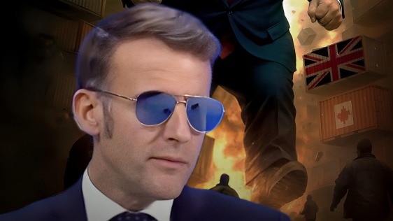 Emmanuel Macron and Donald Trump