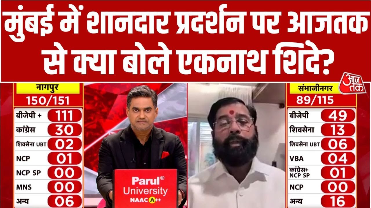 Maharashtra deputy CM Eknath Shinde on Mumbai's impressive performance