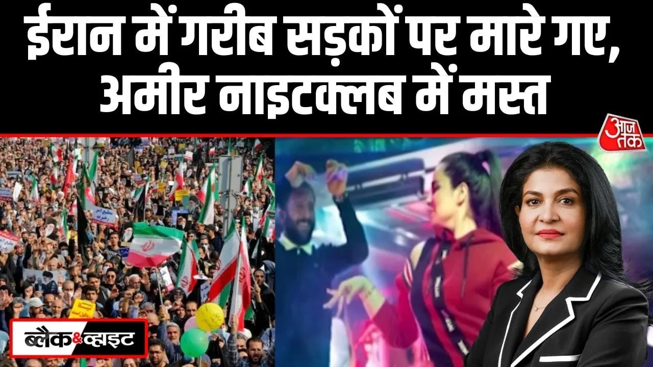 Iran protests create two worlds of rich and poor