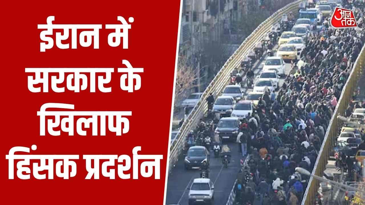 iran faces biggest anti government protests amid record rial fall