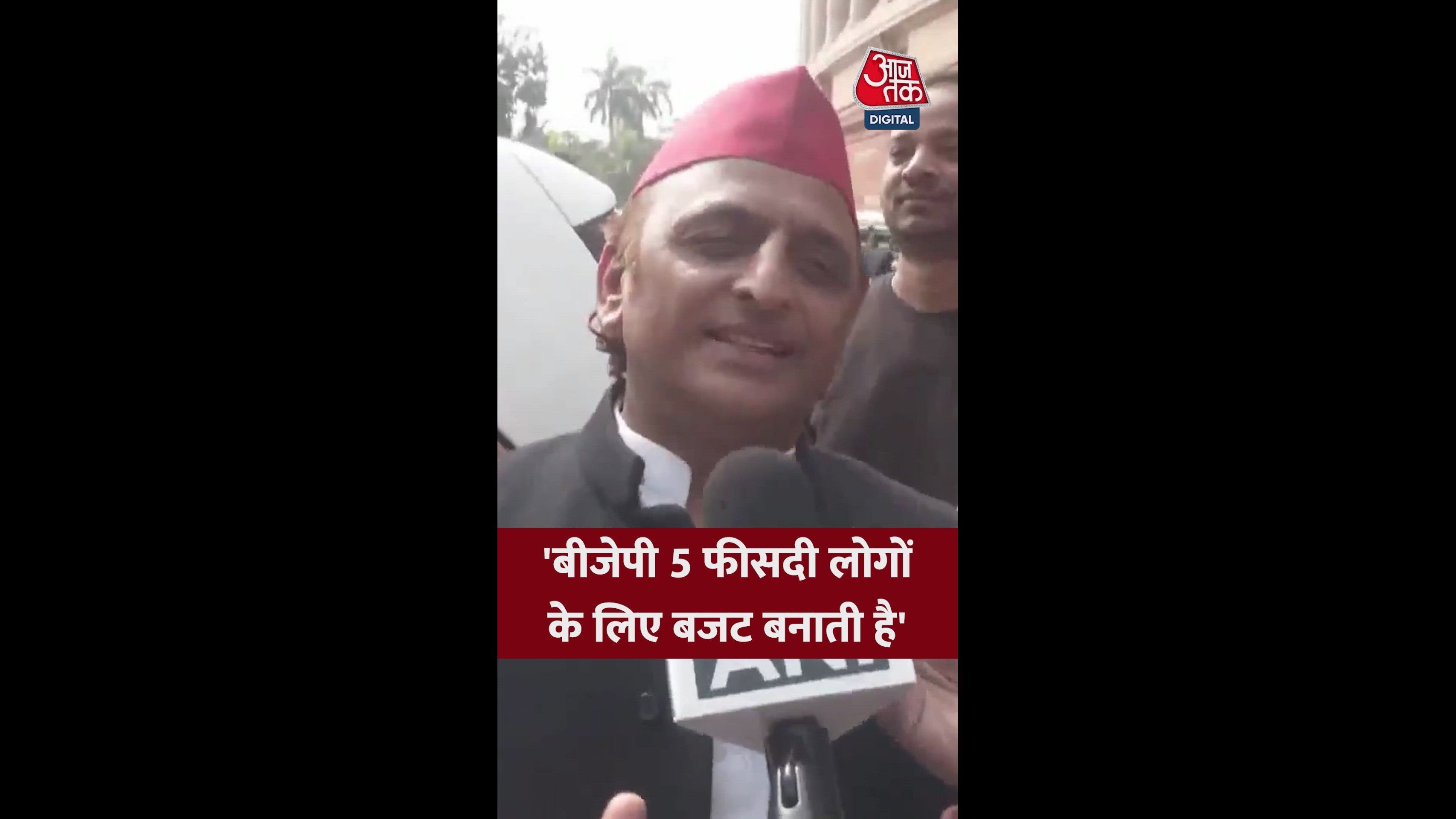 BJP budget focuses on five percent of people related to share issues.