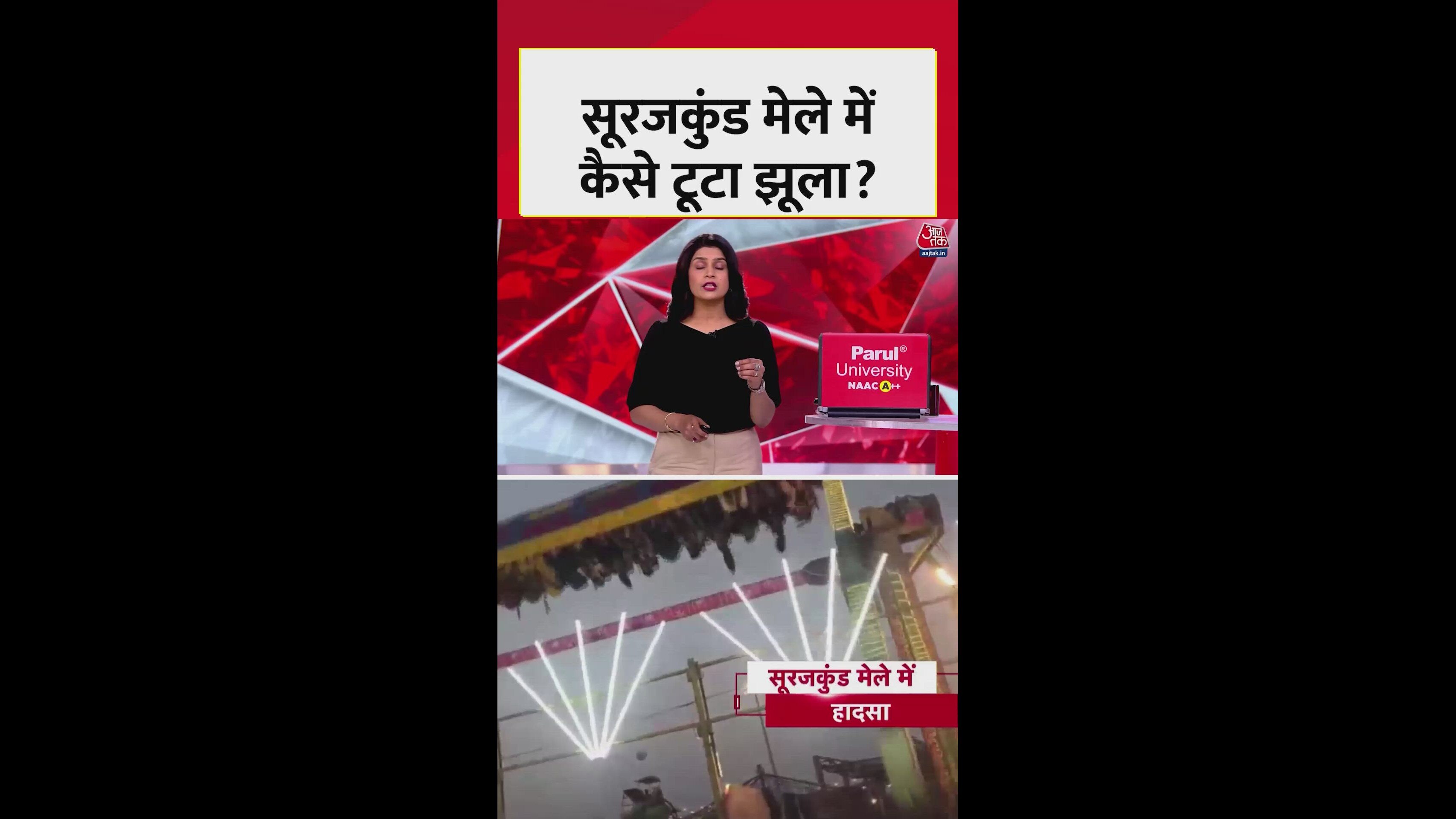 Two major accidents in Faridabad and Kota reported