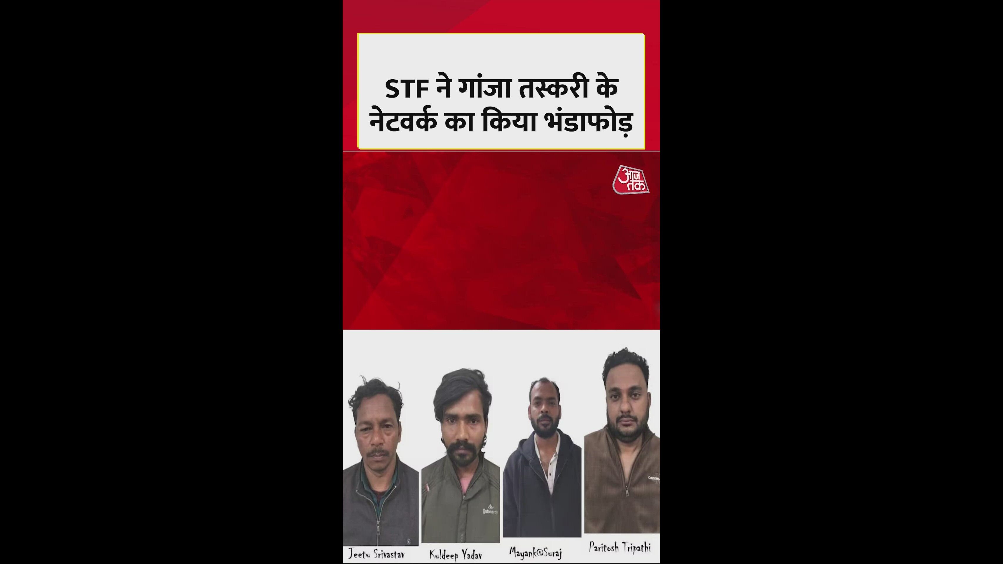 यूपी STF का बड़ा एक्शन: चार गांजा तस्कर गिरफ्तार, करोड़ों का नशीला पदार्थ जब्त - ताजा खबर