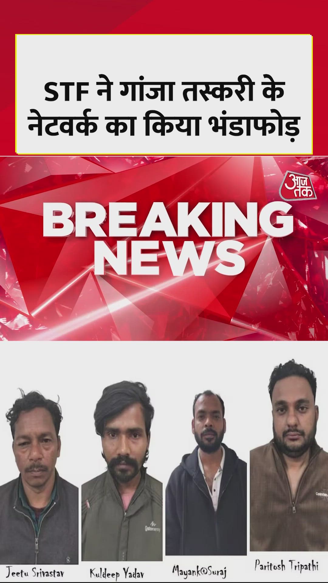 Stf busts ganja smuggling network in Lucknow