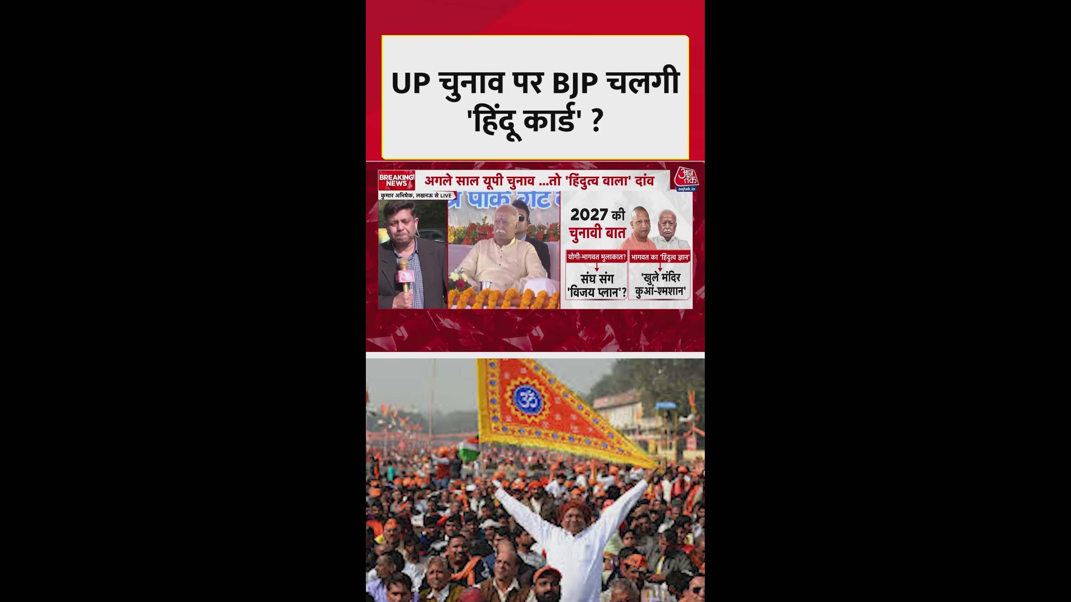 Yogi Adityanath's aggressive Hindutva strategy in Uttar Pradesh