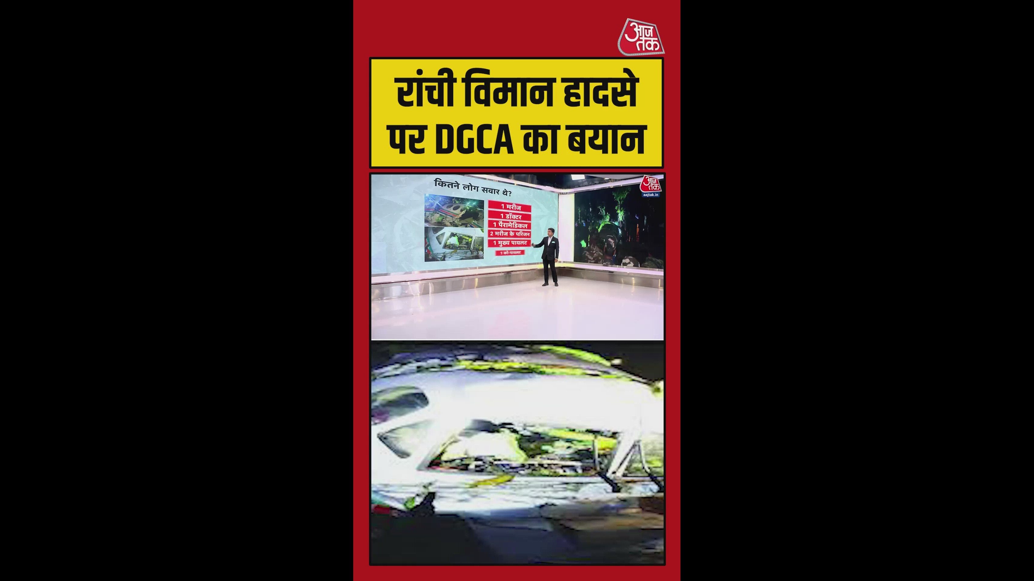 Red Bird Airwaves C90 aircraft crash in Jharkhand