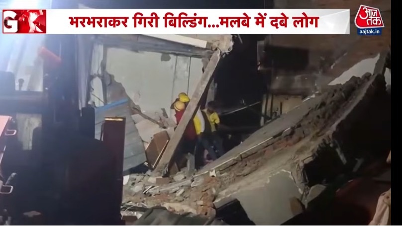 building collapse in kota 2 dead several lost 