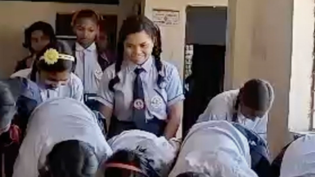 Narayanpur Forest became girl students toilet