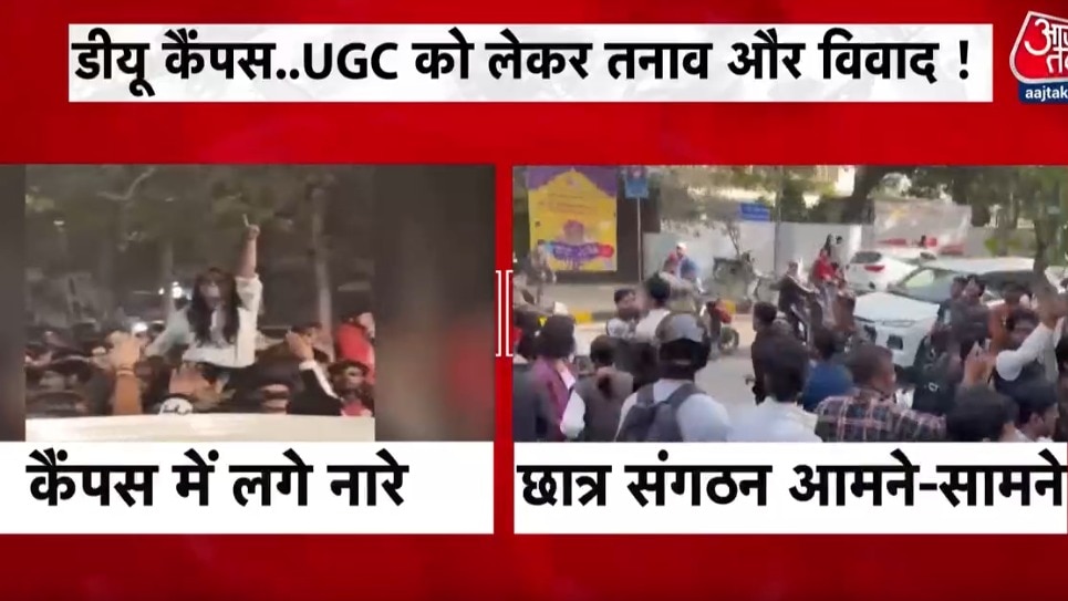 student protest heat up again in delhi university