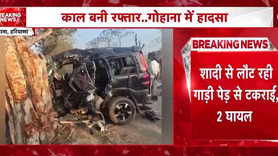 4 youths die in road accident in gohana haryana
