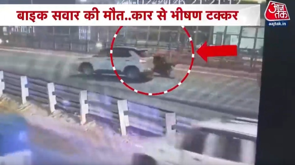 Dholpur Biker death road Accident CCTV 