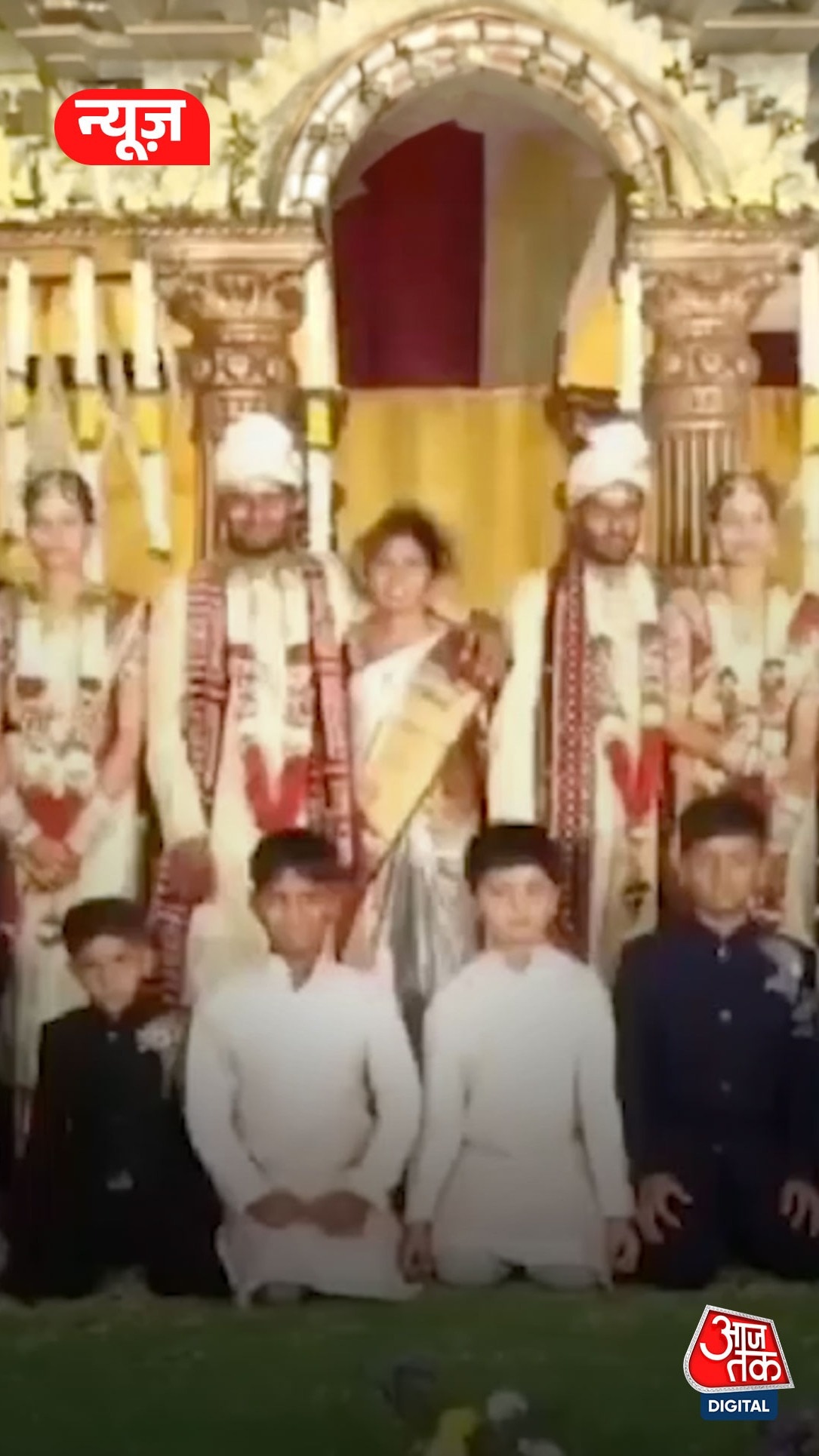 कामारेड्डी में जुड़वां भाइयों ने जुड़वां बहनों से की शादी