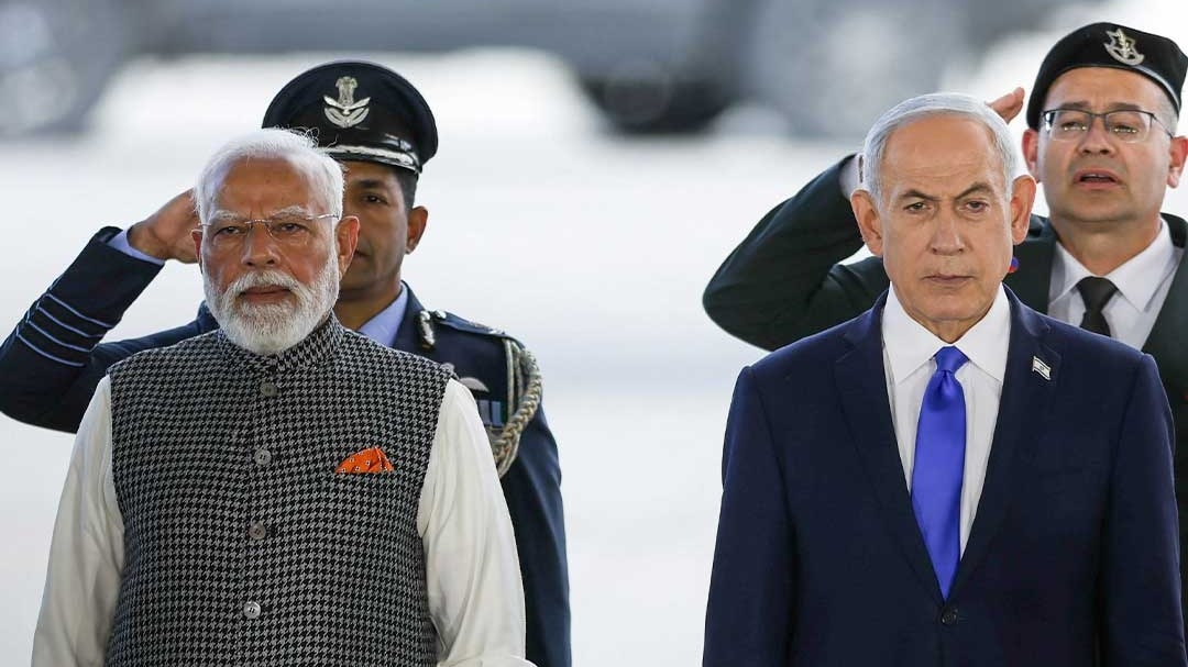 pm modi receives grand welcome in israel