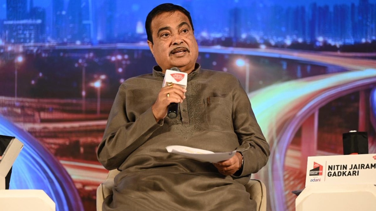 nitin gadkari in india today infrastructure conclave 