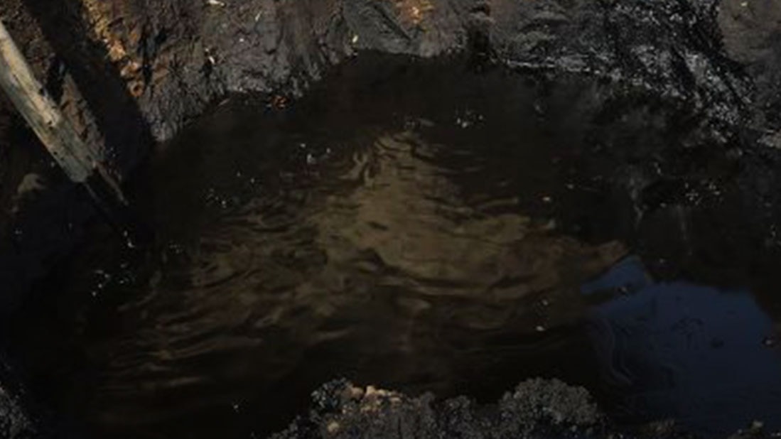 crude oil leak