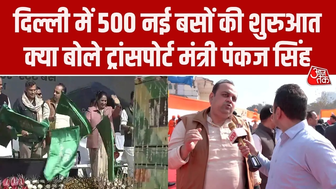 Delhi government completes one year, gets 500 new buses