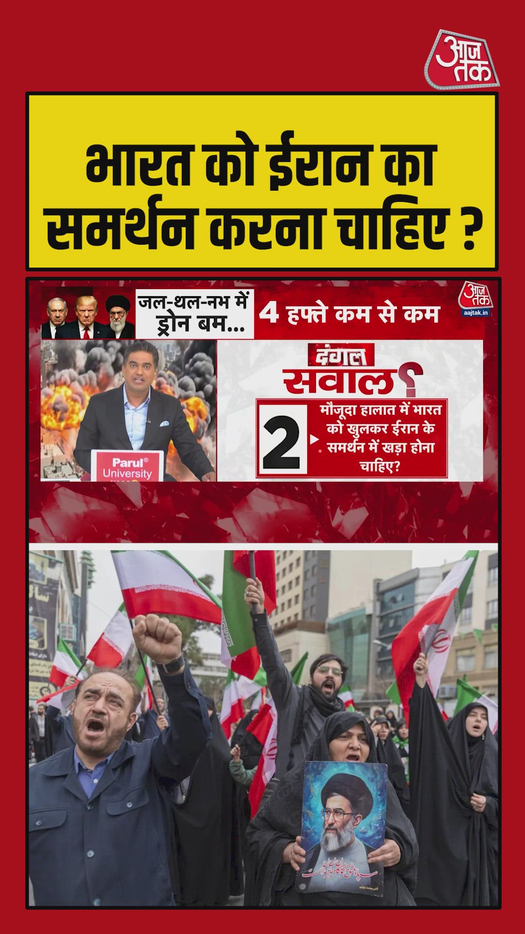 should india openly support iran in the current situation