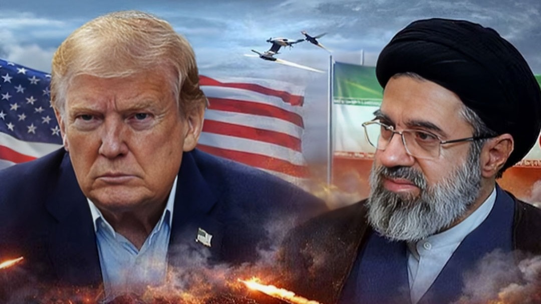 Donald Trump and Mojtaba Khamenei 