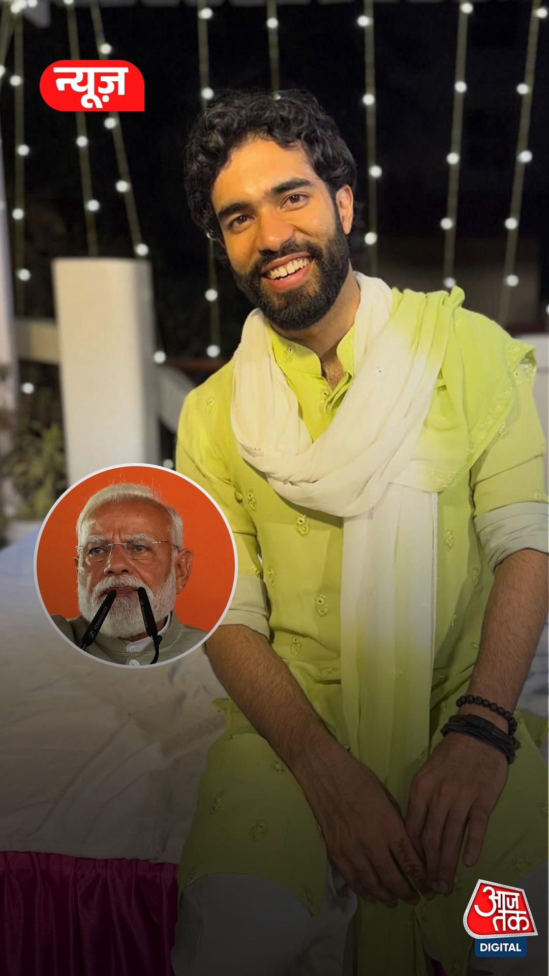 Modi on Yuvraj dua 